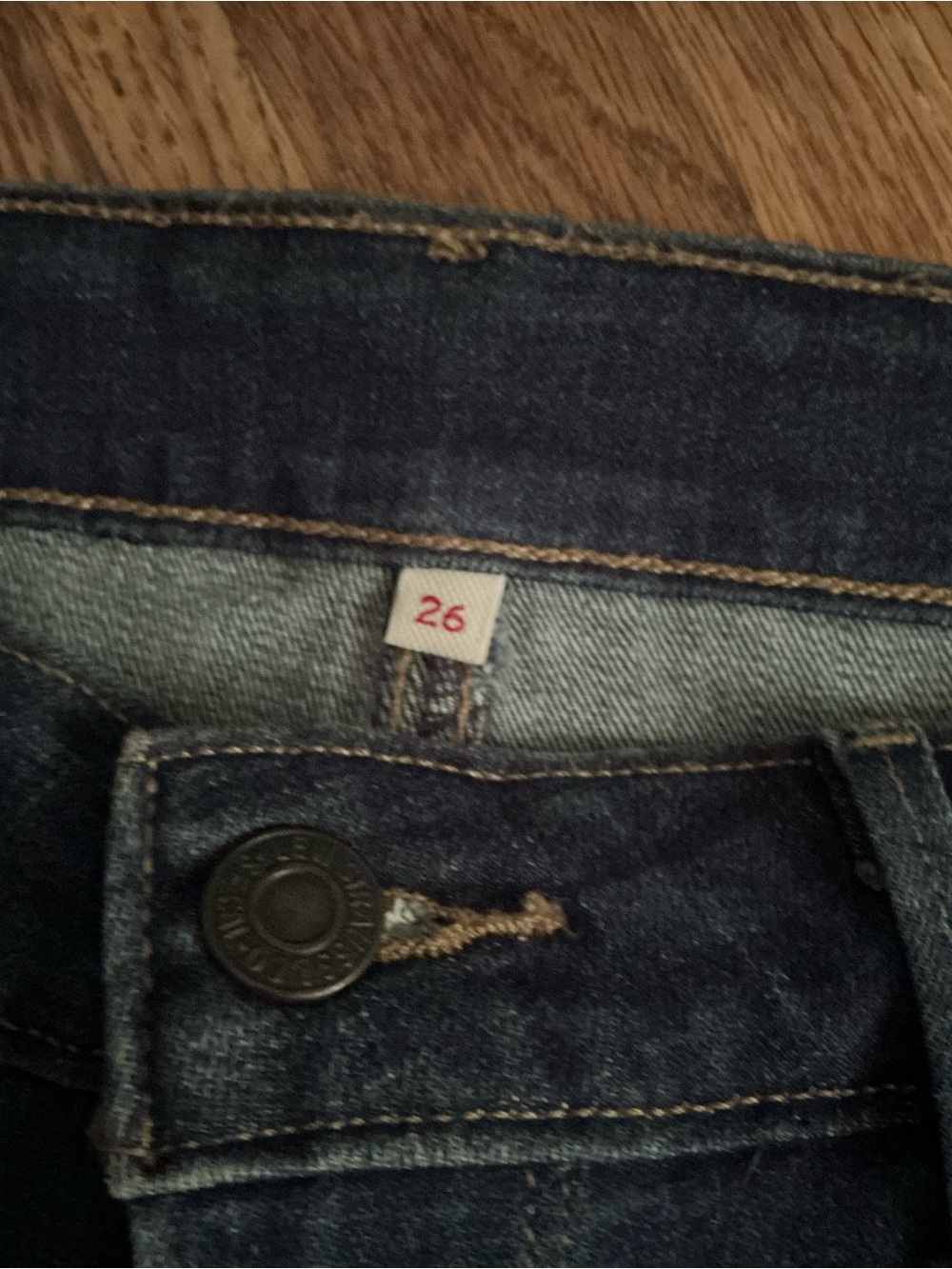 Levi's Dark Blue Denim Mini Skirt